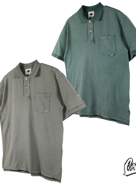 MADNESS OVERSIZE WASHED POLO SHIRT 立领短袖polo衫余文乐 21SS