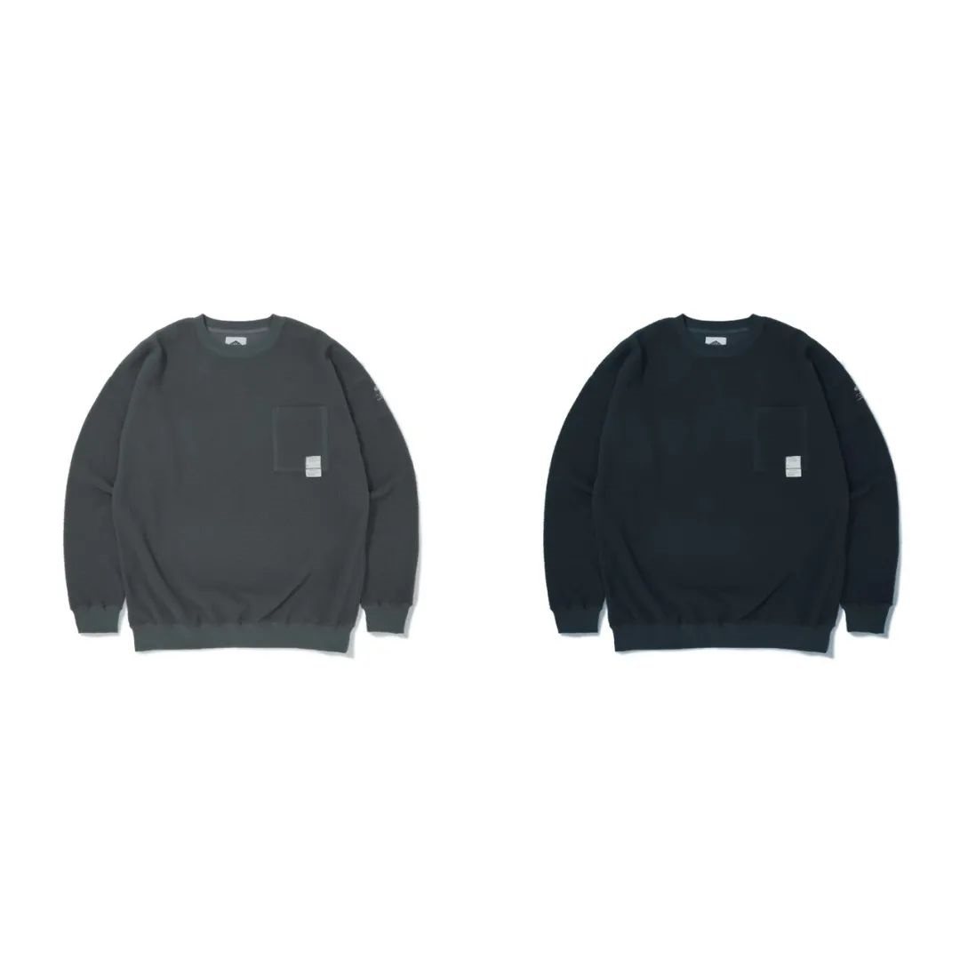 白标口袋摇粒绒套头卫衣余文乐