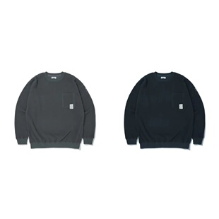 MADNESS FLEECE SWEATER 21AW 白标口袋摇粒绒套头长袖卫衣余文乐