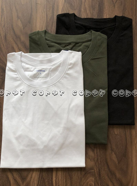 MADNESS 3IN1 PACK TEE 纯色圆领简约基础款打底衫短袖T恤 余文乐