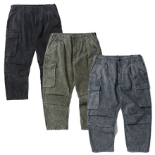 MADNESS WASHED ARMY PANTS 20SS水洗工装裤大兜雪花九分裤余文乐