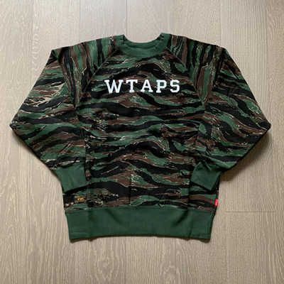 虎纹印花WTAPS圆领卫衣