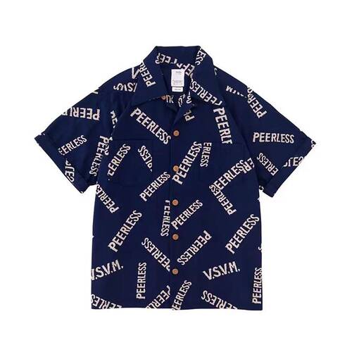 「现货」VISVIM IRVING SHIRT S/S PEERLESS 19SS 休闲短袖衬衫