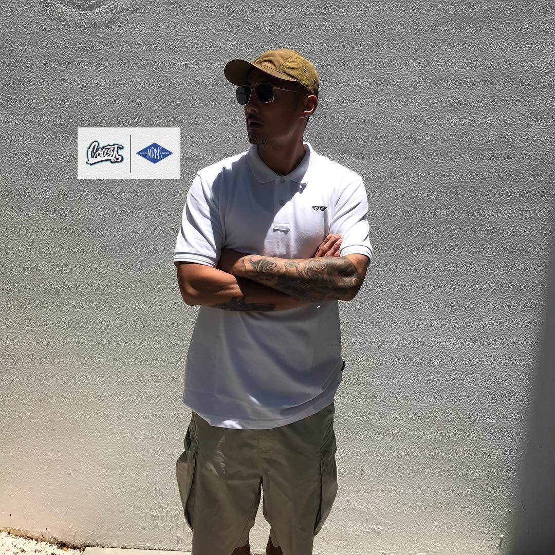 MADNESS CELEBRITY POLO TEE 眼镜刺绣立领短袖polo衫男 余文乐
