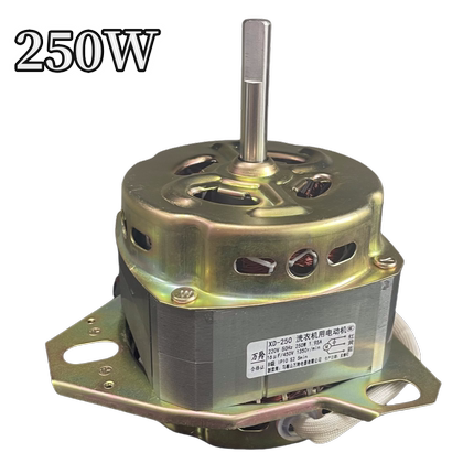 XD-250商用洗衣机电机15-28公斤半自动12mm粗轴洗涤等腰马达