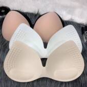 美背内衣替换内衬垫运动文胸内胆透气聚拢裹胸背心一片式 胸垫插片