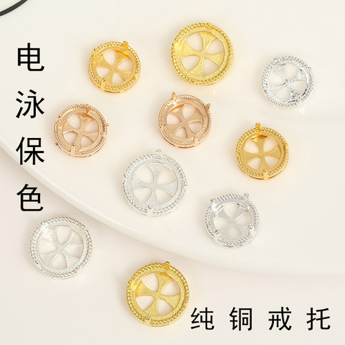 铜质电泳保色发簪DIY入群更优惠