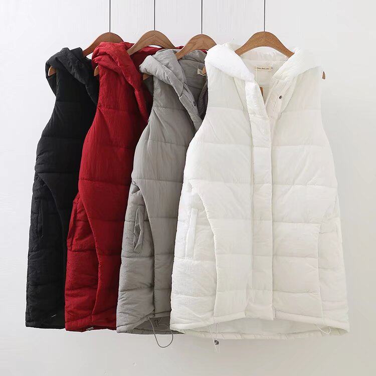 2018 New winter Vest fat MM Add fertilizer XL Women's wear Font Show thin Cotton clip Mid length version coatin the Women's clothing/Boutique , Large size women  category - from Buy2taobao.com to provide professional Taobao agent buy service