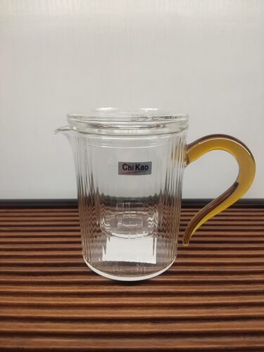 Chikao奇高三品杯高硼硅耐热玻璃茶水分离多功能泡茶煮茶分茶杯壶