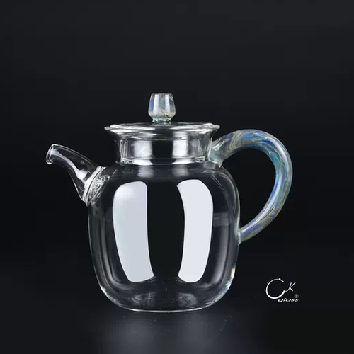 Chikao奇高新款霁月壶高硼硅耐热玻璃绿茶泡小泡壶新中式茶饮品具