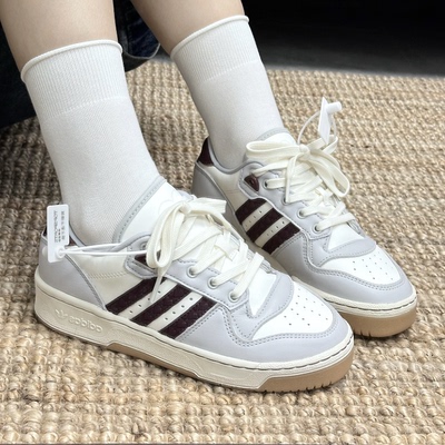 阿迪达斯男女同款RIVALRY情人节限定休闲复古篮球休闲板鞋JH9600