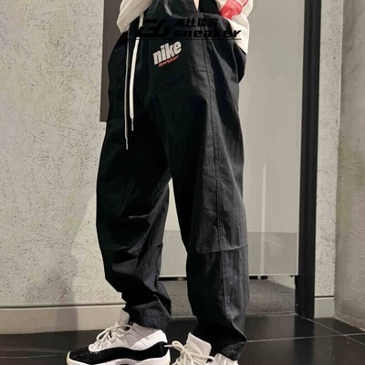 NIKE耐克男子工装裤梭织宽松运动训练直筒长裤HQ1572-010