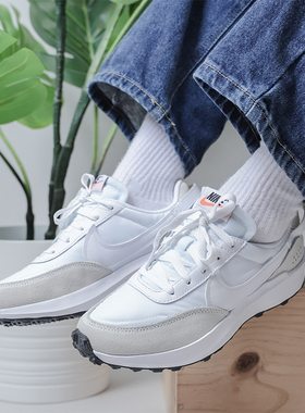 Nike耐克WAFFLE DEBUT新款男女运动轻便低帮缓震休闲鞋DH9523-100