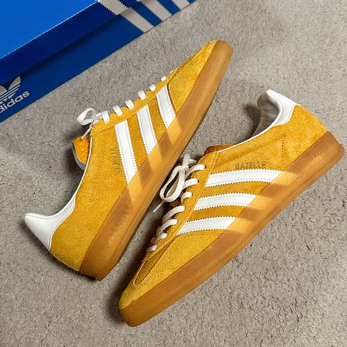 Adidas三叶草GAZELLE潮流T头鞋复古德训鞋低帮运动休闲板鞋HQ8716
