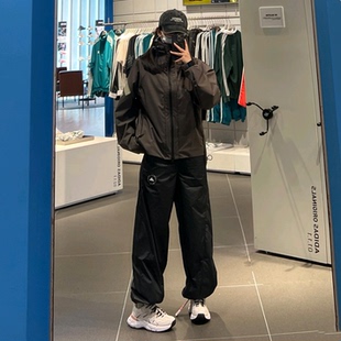 Adidas/阿迪达斯正品Stella系列女士梭织宽松运动长裤JF6332