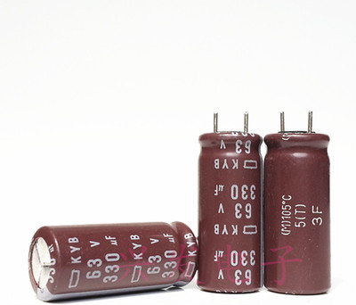 全新原装日本黑金刚 长寿命 电解电容 63V330UF 330UF63V 10X25