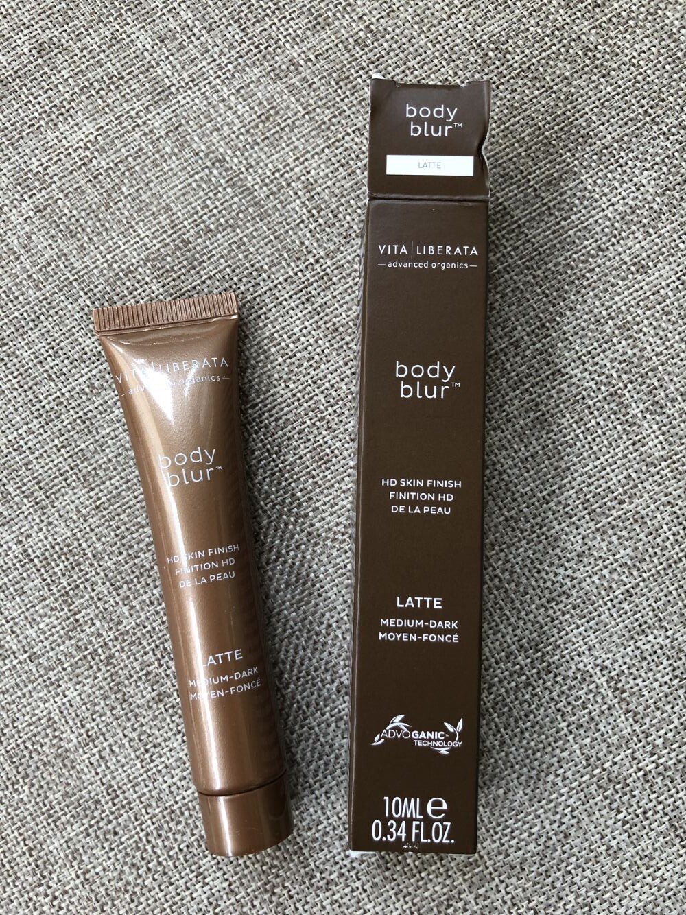 vita liberata古铜色一次性美黑光泽乳小样10ml试用body blur24hr