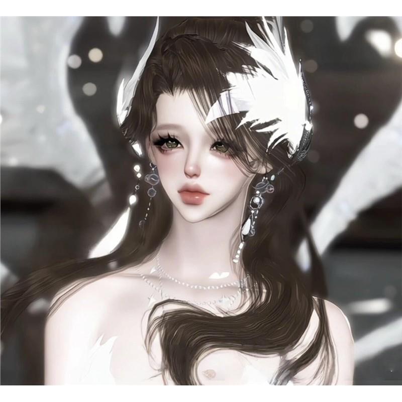 发2 小咩ovo 暖暖 晓晓 这么美的脸 逆水寒手游捏脸女通用