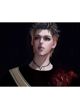 蠹虫Silverfish 自带体型 帅气高冷禁欲 逆水寒手游捏脸男通用