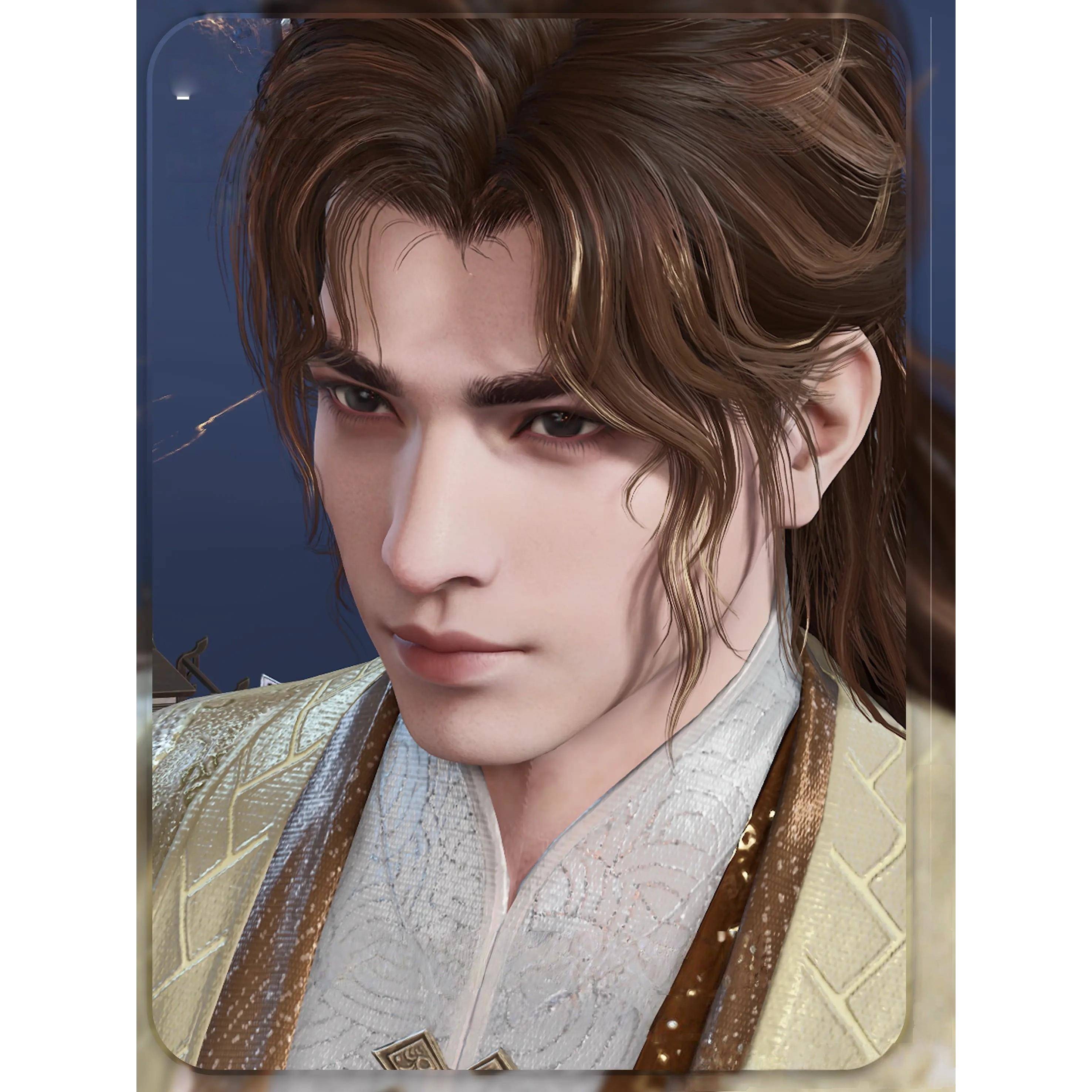 国服国际服端游 永劫无间捏脸数据 男脸型 李寻欢 小李探花