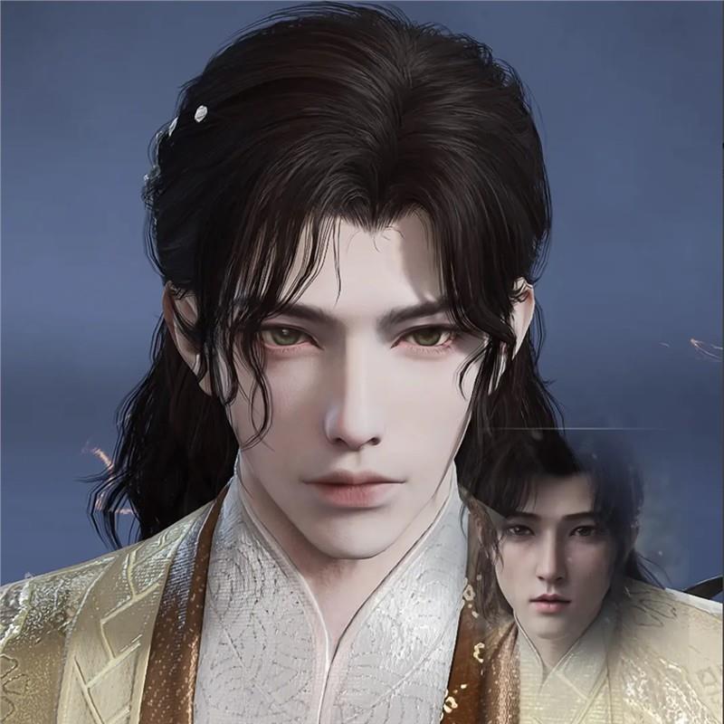 永劫无间捏脸数据 永杰永结李寻欢男脸型 CG仿捏 国服