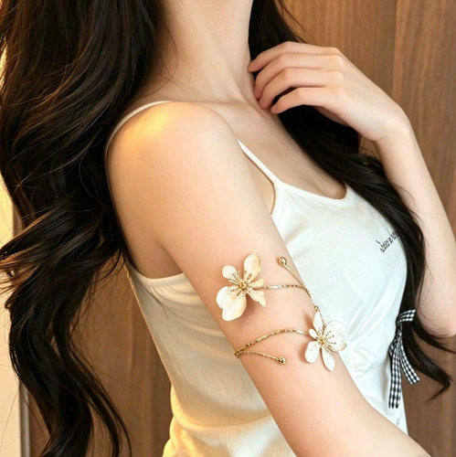 中古不规则花朵臂环女