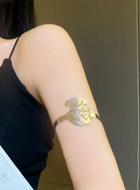 金属环形多层几何手镯欧美夸张