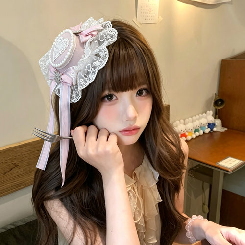 甜美Lolita华丽小礼帽精致