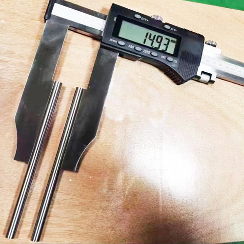 定制加长量爪数显卡尺下卡爪圆杆棒测深孔特殊异形菲标定做大行程