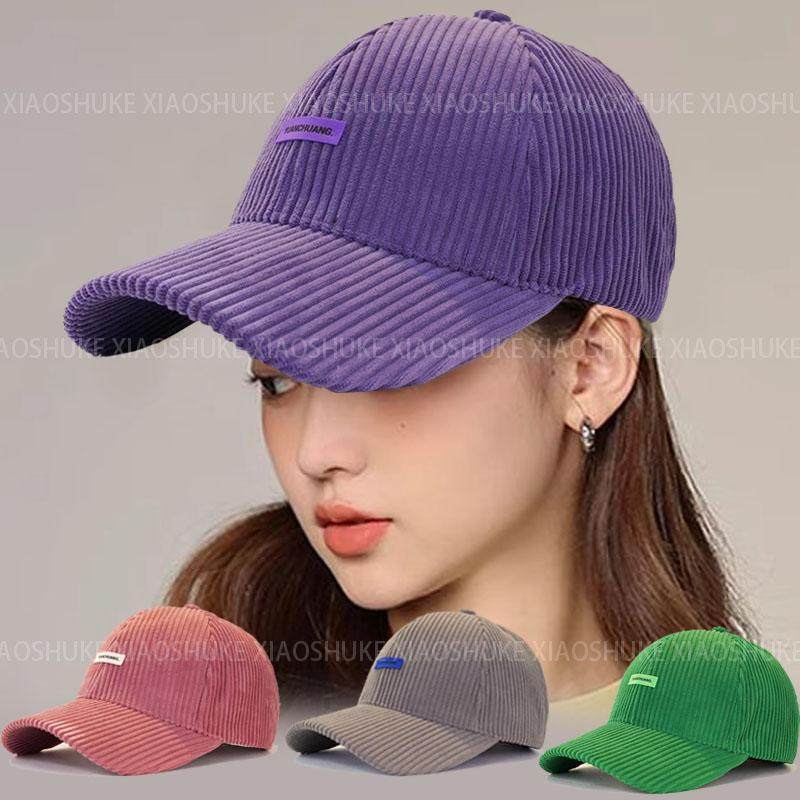 2026新款韩版秋冬灯芯绒字母棒球帽男女潮牌百搭保暖显脸小鸭舌帽,运动包/户外包/配件,运动帽,淘宝优惠券,粉丝福利购,淘宝优惠卷