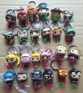 散货funko pop 钥匙扣豪鬼限定复仇者联盟钢铁侠美国队长哈疯帽子