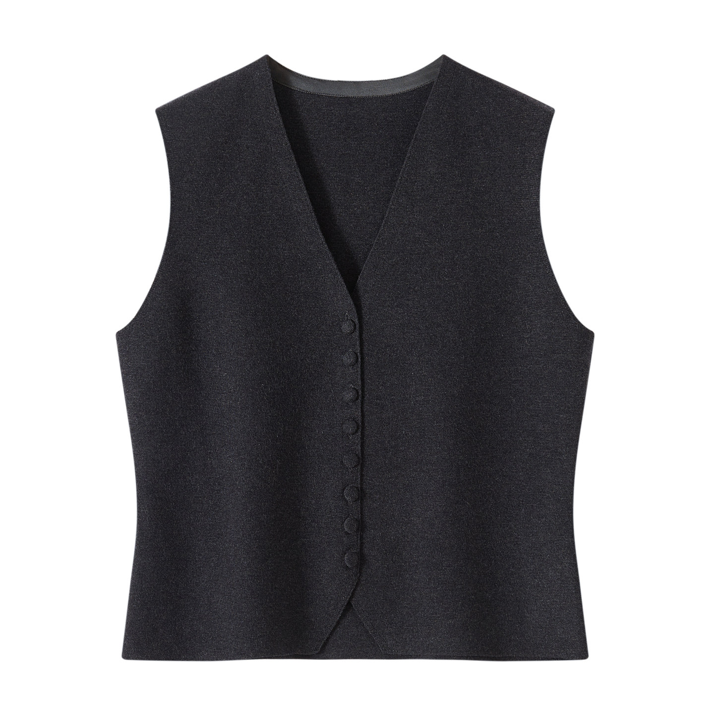 轻奢100%精纺羊毛西装针织马甲开衫女V领腰部可调节无袖背心坎肩,女装/女士精品,马夹,淘宝优惠券,粉丝福利购,淘宝优惠卷