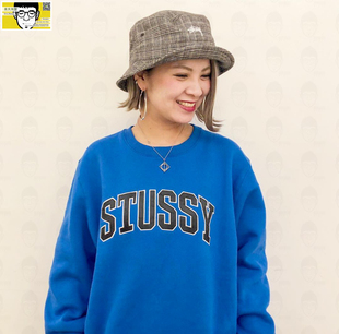 【现货】Stussy GLEN PLAID BUCKET HAT 19SS经典格纹渔夫帽 帽子