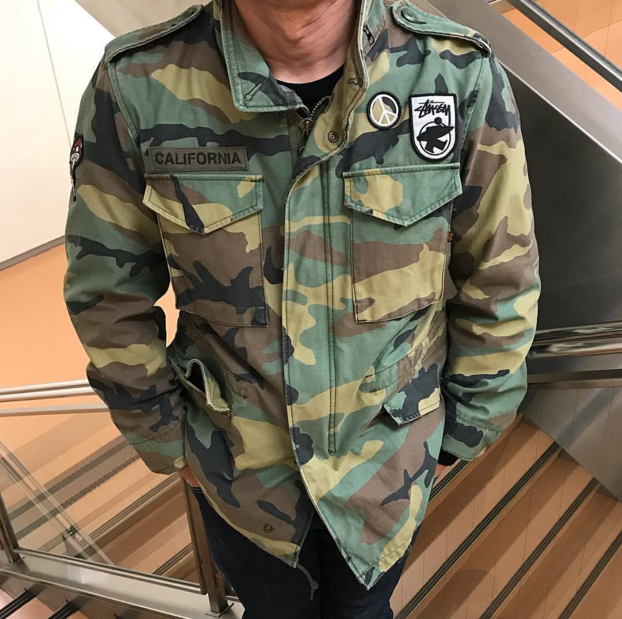 【镇店之宝】Stussy ALPHA合作款阿尔法 M-65空军飞行夹克外套