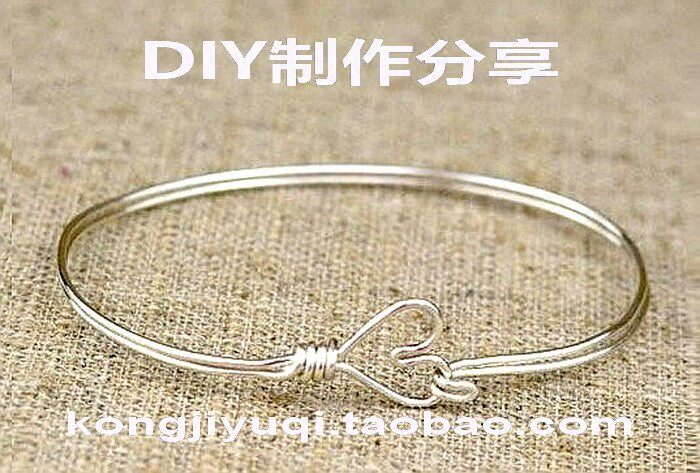 孔记 DIY制作分享教程  绕线手镯的制作方法  DIY材料配件