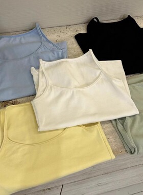 韩国东大门同款春夏洋气露背净版显瘦百搭吊带背心内搭新款