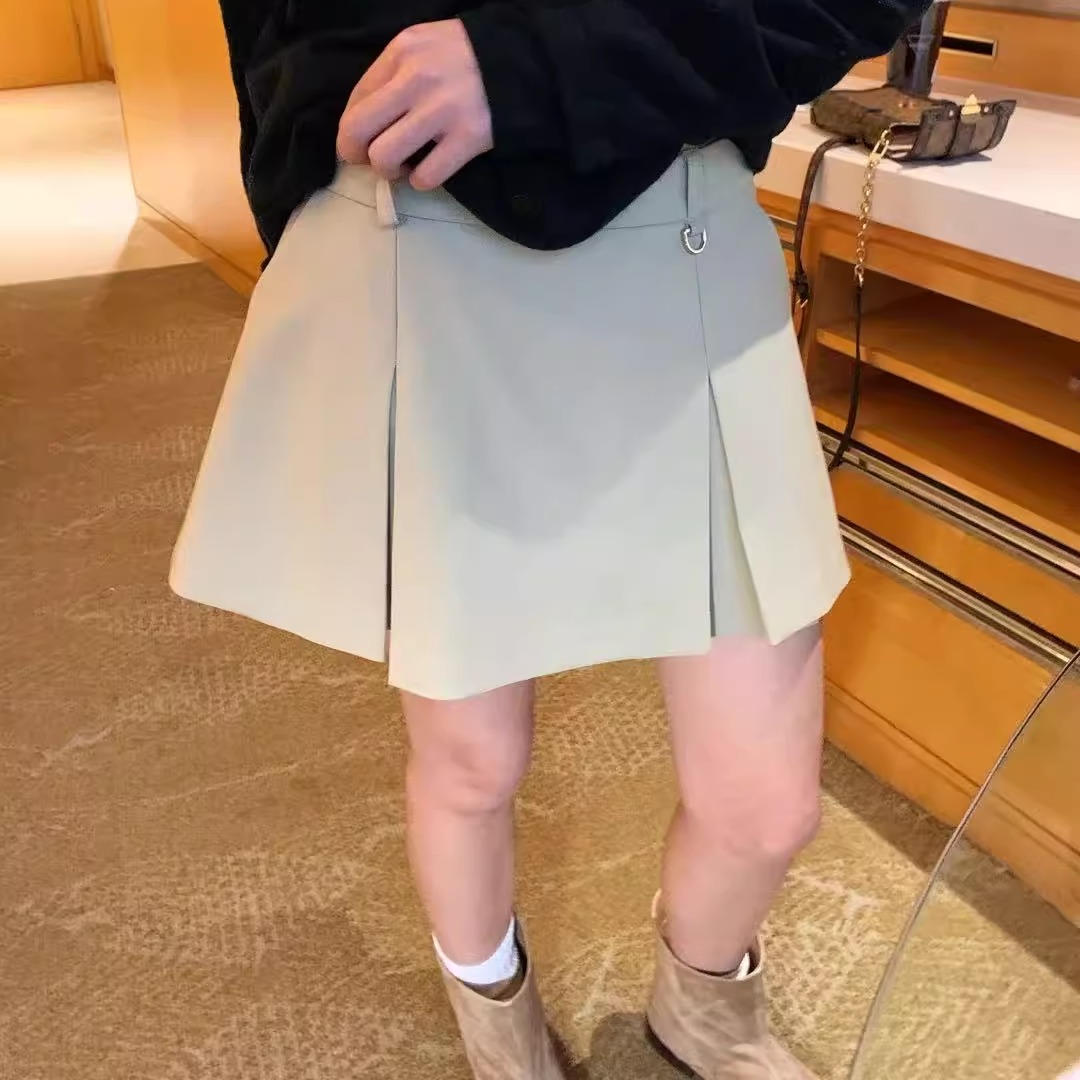 秋冬新款半身裙开叉裙裤