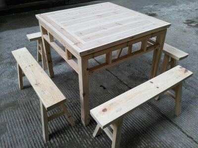 八仙桌实木四方桌明清仿古饭店面馆餐桌椅农村正堂屋供桌家用高桌