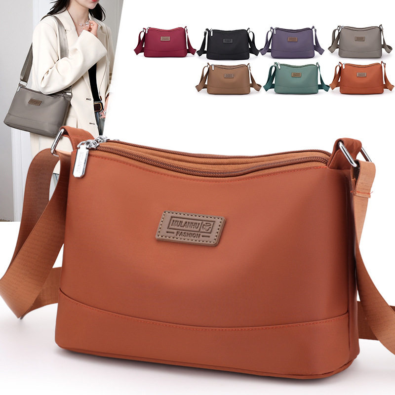 牛津布斜挎包女2025新款包包大容量多隔层轻便单肩小包时尚帆布包,箱包皮具/热销女包/男包,小方包,淘宝优惠券,粉丝福利购,淘宝优惠卷