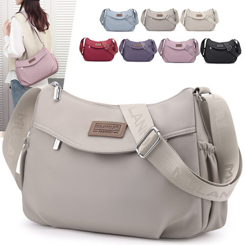 牛津布女士斜挎包大容量尼龙单肩