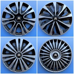 轮毂罩壳铁圈装 饰盖16寸 XR轮毂盖C4汽车改装 适用雪铁龙C3