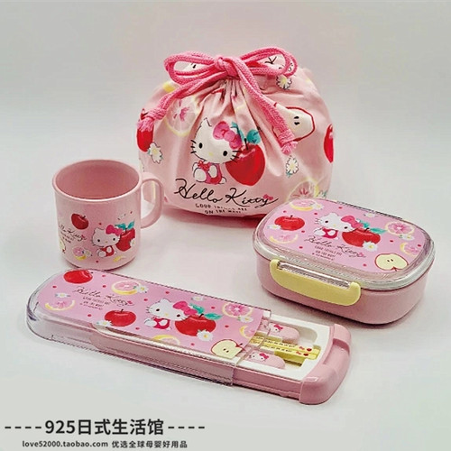 日本制进口便当盒餐具