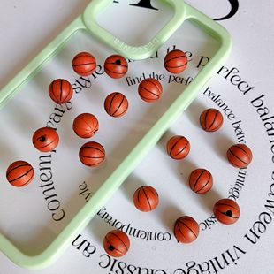 散货F52 迷你小篮球 扭蛋里的篮球 有黑洞不影响使用 Diy配件摆件