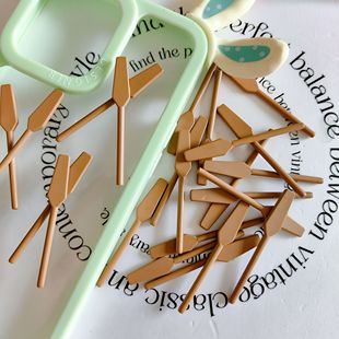 散货E015 船桨 一对得价格哦 Diy奶油胶滴胶配件 微景观场景摆件