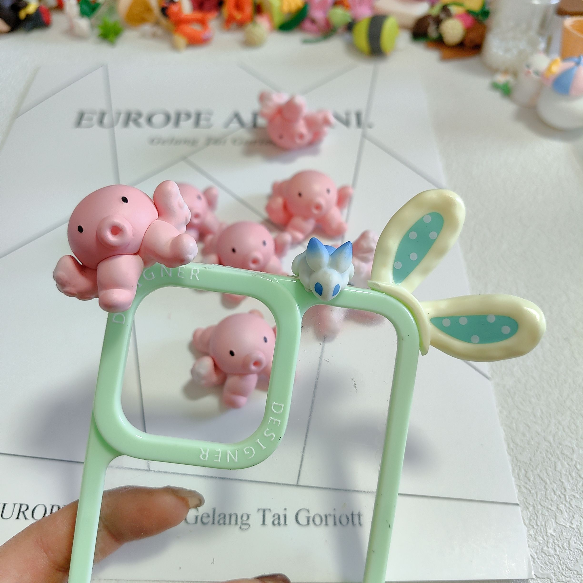 散货C057 PIDOL想送你礼物系列盲盒配件 小章鱼丑萌丑萌的Diy配件