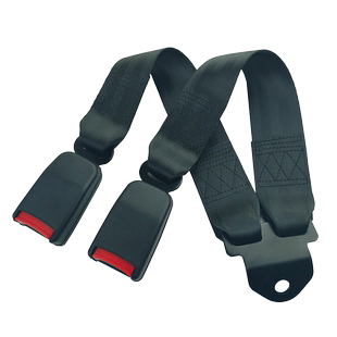 汽车安全带 便捷型侧插延长带底座插槽 双座延长带一拖二插座底座