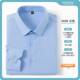 莱赛尔三防 新款 免烫蓝色衬衫 七多 男士 商务款 防皱微弹男装 衬衣