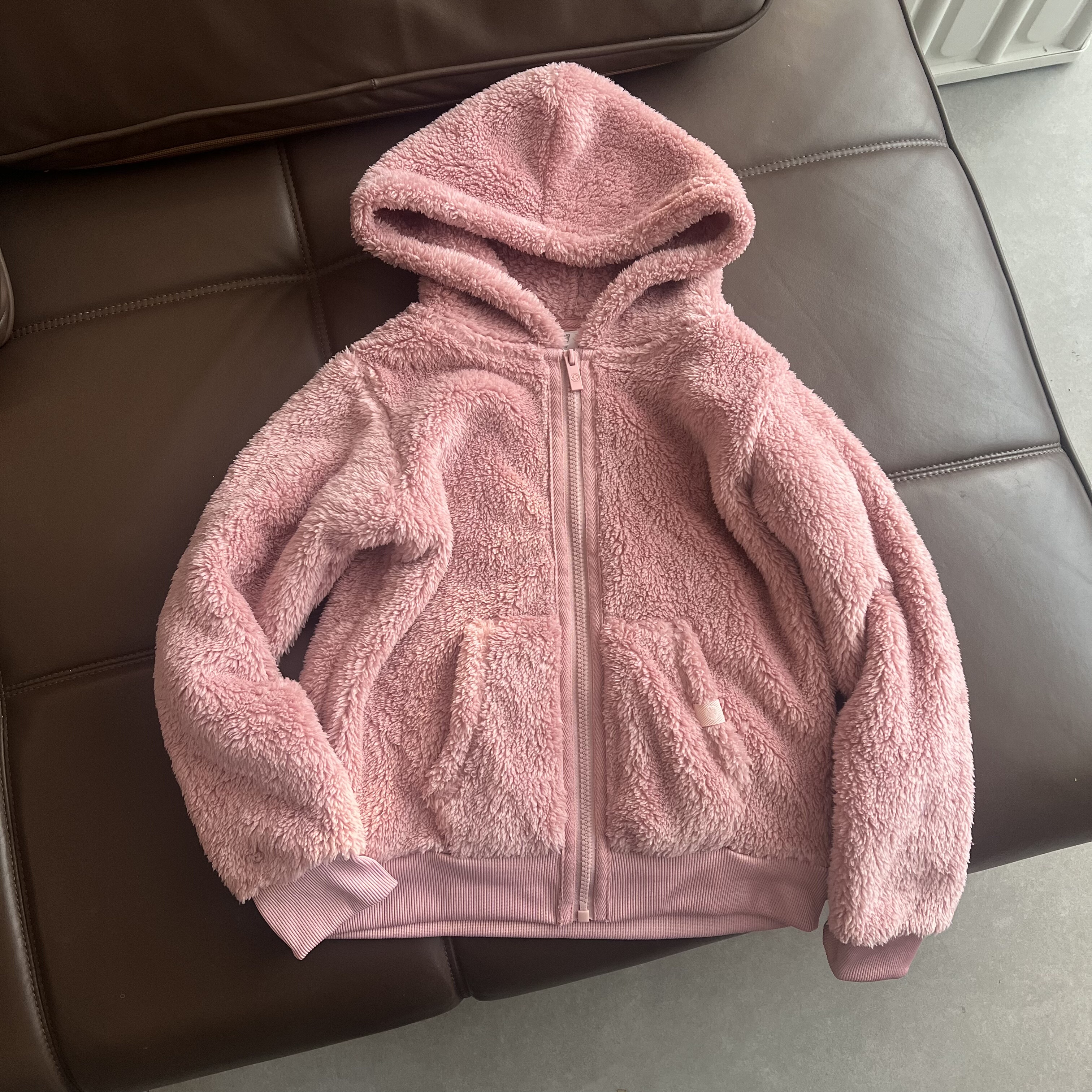 新款 毛毛衣 珊瑚绒羊羔绒男同款卫衣连帽衫儿童外套加厚上衣