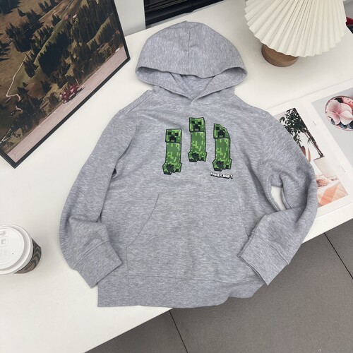 秋冬新款男童儿童卫衣世界动漫薄绒卫衣中大童绒衫外套 110-160