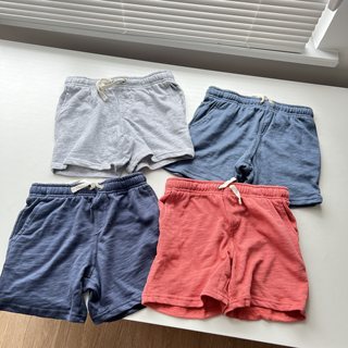 新款 男童女童装全棉毛圈运动儿童裤新款裤子篮球短裤韩版 80-160